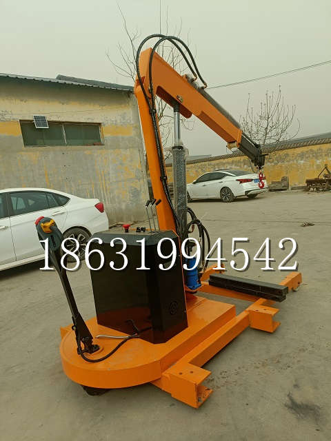 和顺县自卸车厢随车吊 自制轮式四不像起重机 四驱平板吊 5吨 贵盛